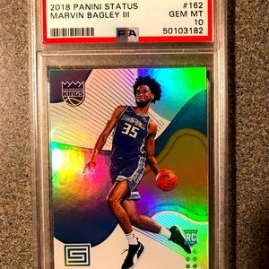 MARVIN BAGLEY III RC 2018 19 STATUS PSA 10 GEM MINT